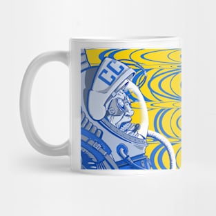 Re-entrY Comrade Blue and Yellow Mug